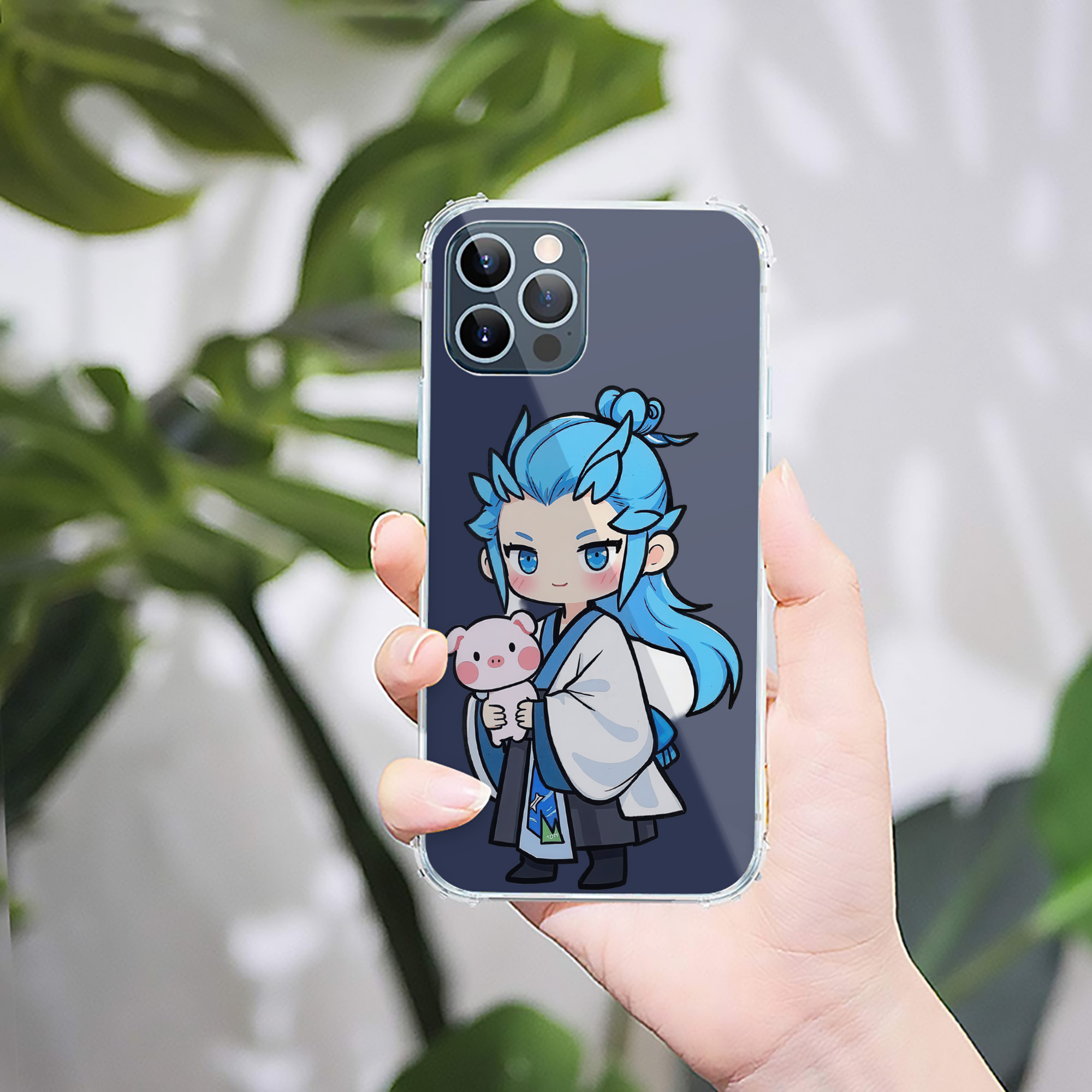 （画像用） Ne Zha 2 ナタ 魔童の大暴れ 【iPhone 12シリーズ対応】透明スマホケース（クリアソフトケース）
